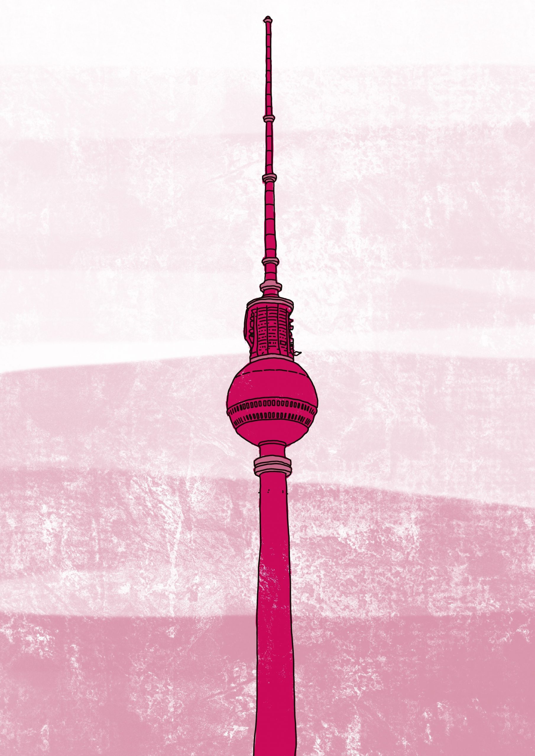 Fernsehturm_Postkarte_vorne+Karolina+Zolubak